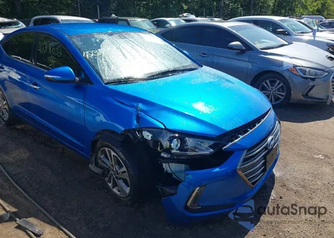 2017 Hyundai Elantra Limited из США, поврежденный, VIN 5NPD84LF0HH104617